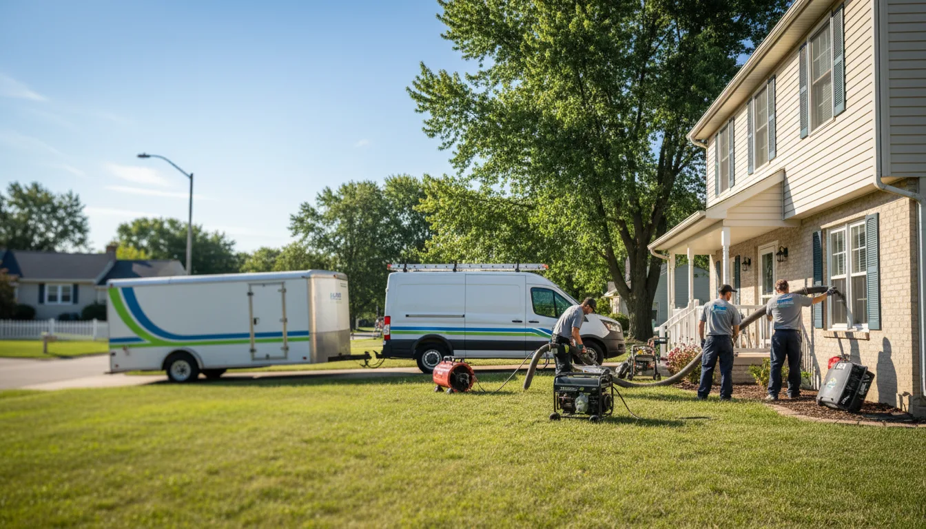 Flooded Basement Restoration And Cleanup With Repair in Pandora, OH near me